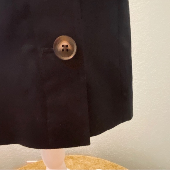 Ann Taylor Factory Side Button  Trim A-Line Skirt - Picture 3 of 6